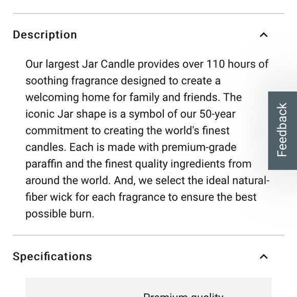 COPY - NEW large jar candle from Yankee - Picture 6 of 6